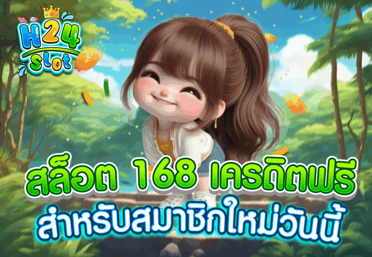 สล็อต 168 เครดิตฟรี สำหรับสมาชิกใหม่วันนี้